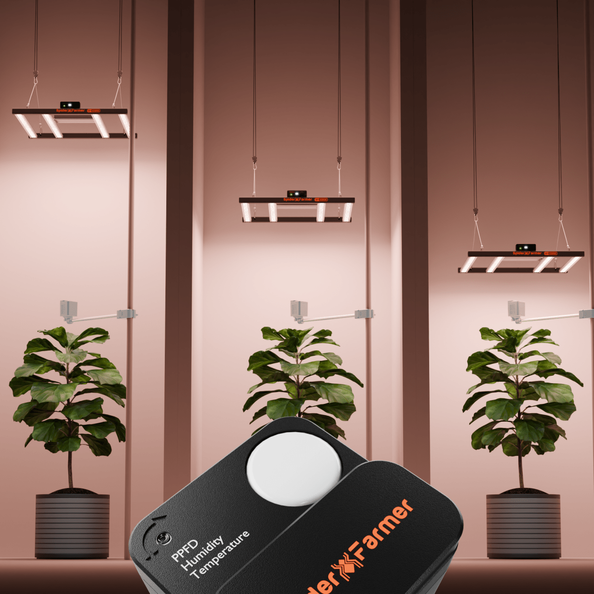 Spider Farmer Genius Grow System SensorPro Kits with CO2 Sensor and PAR Meter, Ideal for Optimizing Grow Tents, Grow Rooms
