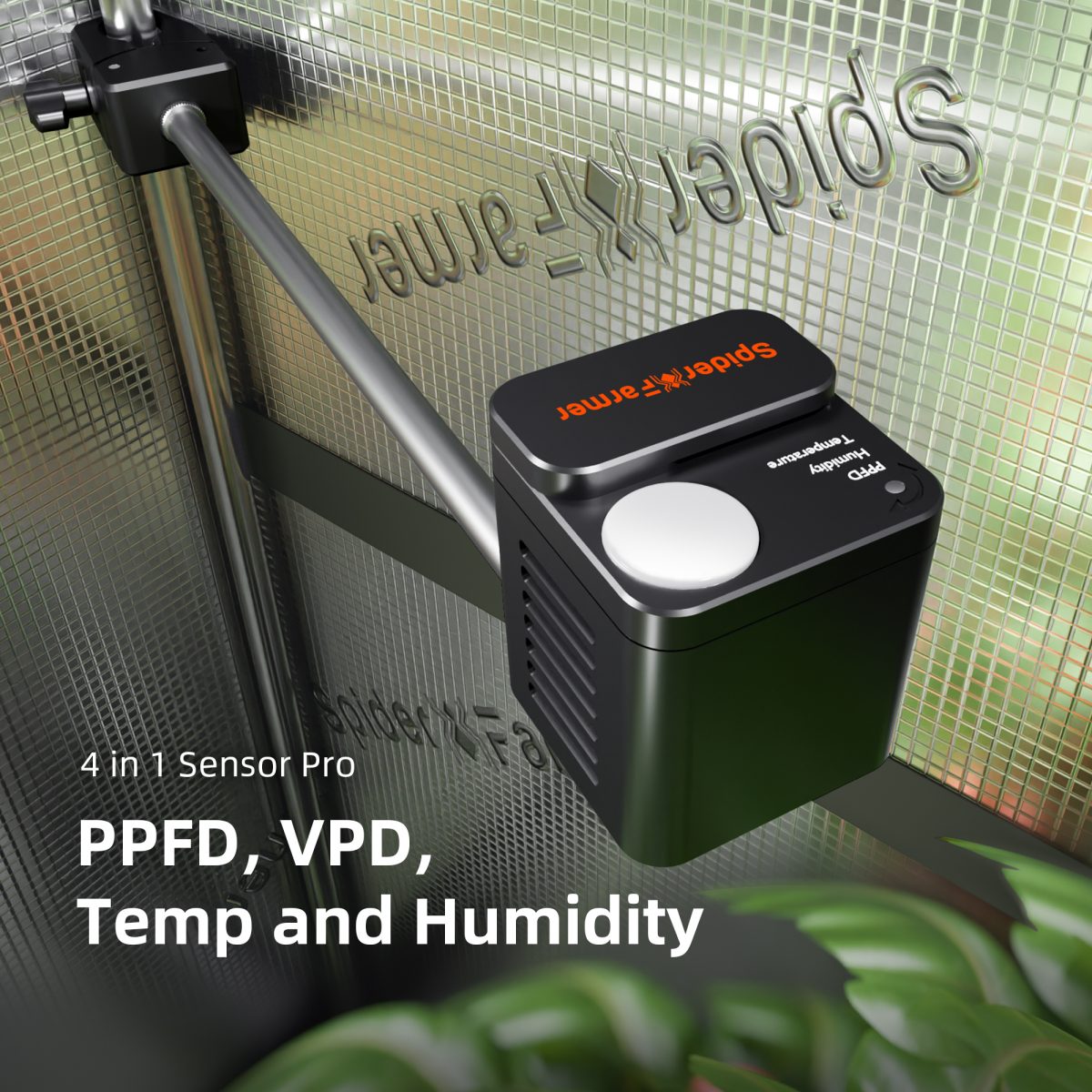 Spider Farmer Genius Grow System SensorPro Kits with CO2 Sensor and PAR Meter, Ideal for Optimizing Grow Tents, Grow Rooms
