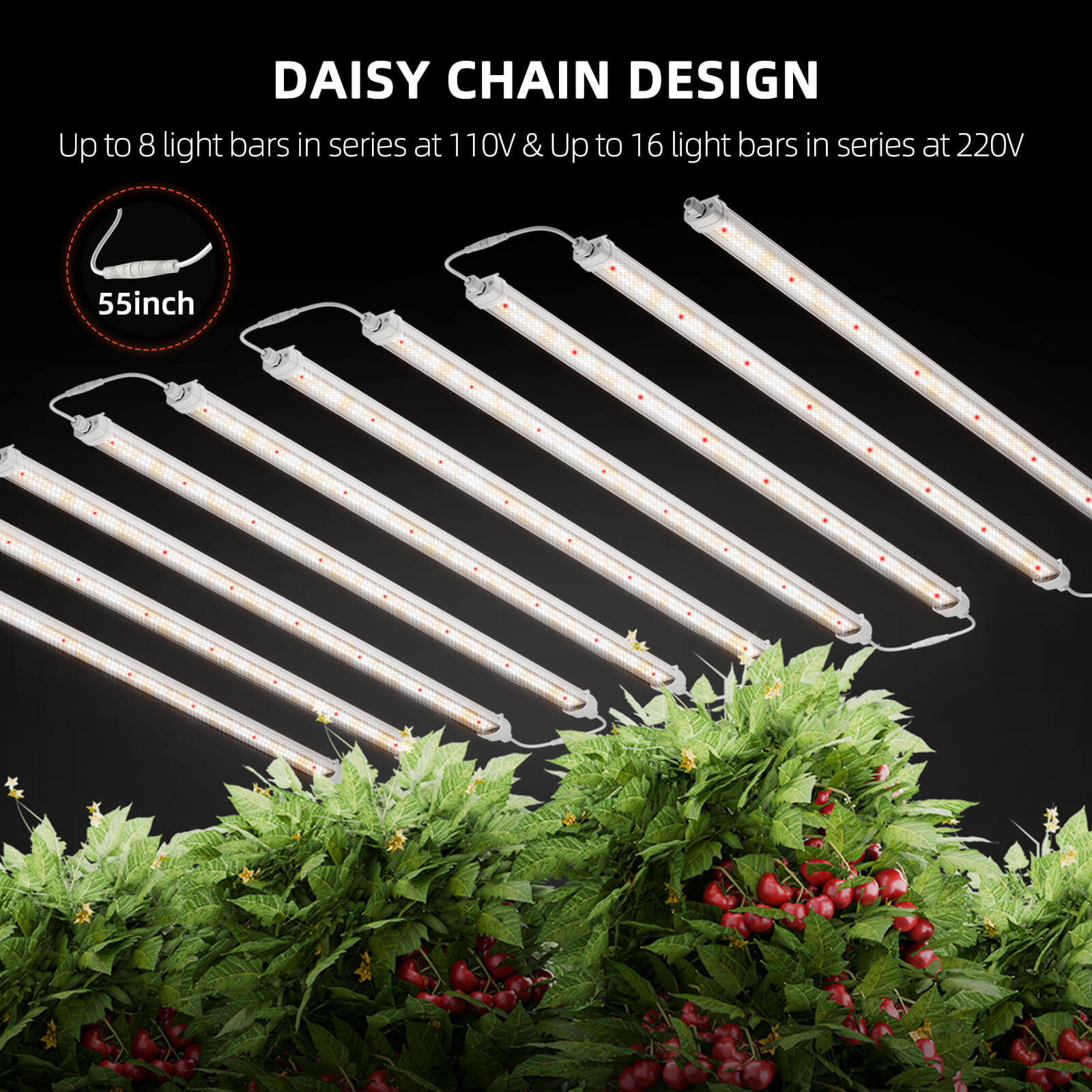 Spider Farmer Glow80 80 Watt LED Grow Light For Veg And Seeding