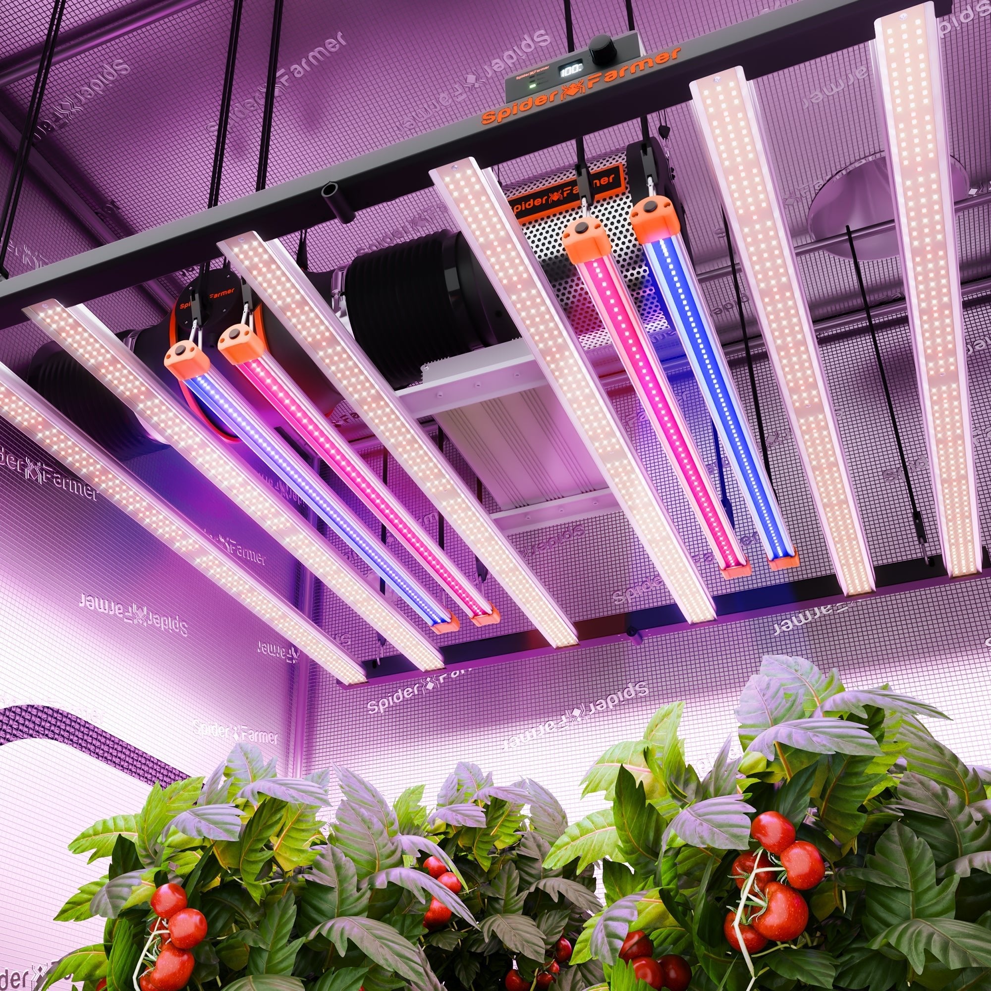 Spider Farmer UV30 & IR16 LED Grow Light Bars Set (23.6”) - Upgraded UV & Infrared Supplement for Plants