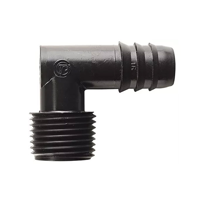 Netafim FlexNet Elbow Connector, 16MM, Pack of 50 (05FX050MELX16MM-B)